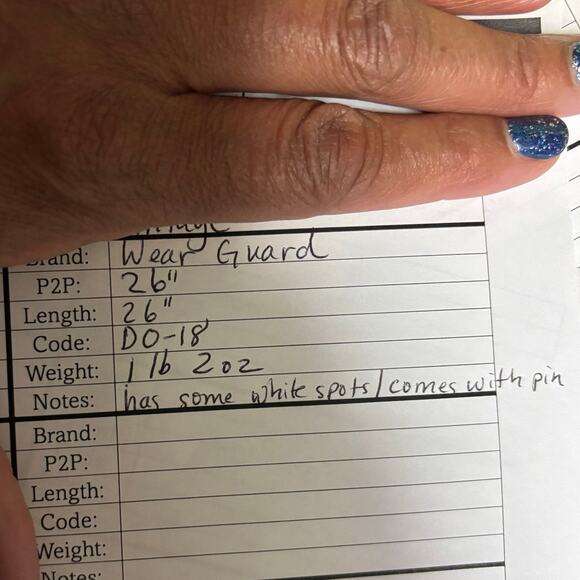 WearGuard Inter-Act Jacket Education Zip Up Heavy Windbreaker Eagle Logo Pin - Picture 15 of 15